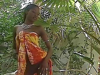 Amazing baleful pornographic star India gets..